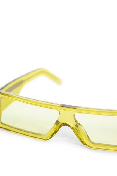 Rick Owens Unisex Green Eyewear