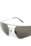 Rick Owens Unisex Silver Eyewear