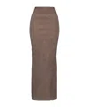 Rick Owens Unlined Flared Skirt In Multi