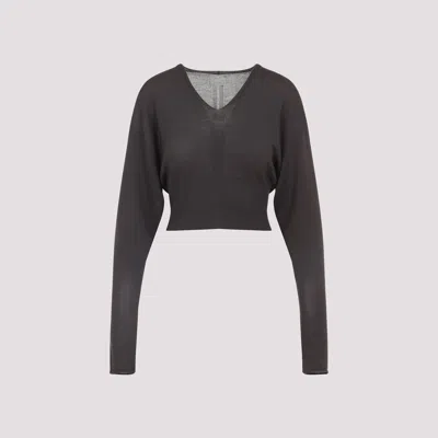 RICK OWENS V CROPPED PULLOVER