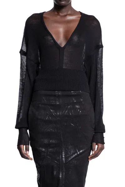 Rick Owens Knitwear In Black