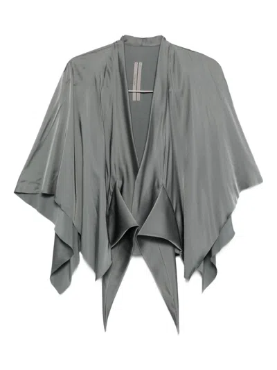 Rick Owens V-neck Blouse In Gold