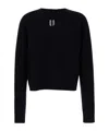 Rick Owens Men Tommy V Neck Alpaca Blend Sweater In Black