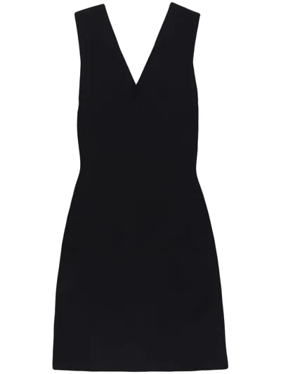 Rick Owens Stretch-jersey Mini Dress In Black