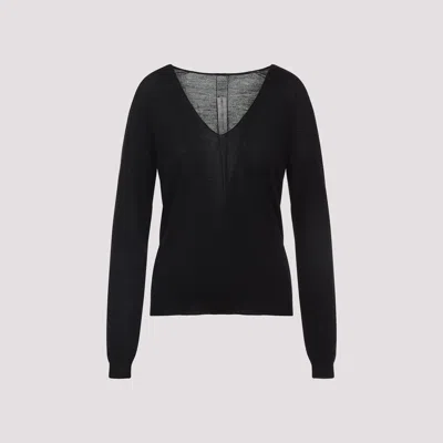 RICK OWENS V NECK PULL