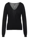 Rick Owens Woman Sweater Black Size S Virgin Wool In Black