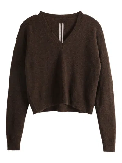 RICK OWENS V-NECK SWEATER