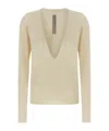 Rick Owens Extreme Sweaters And Cardigans Beige In Neutral