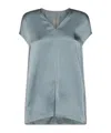 Rick Owens V-neck T-shirt In Gray