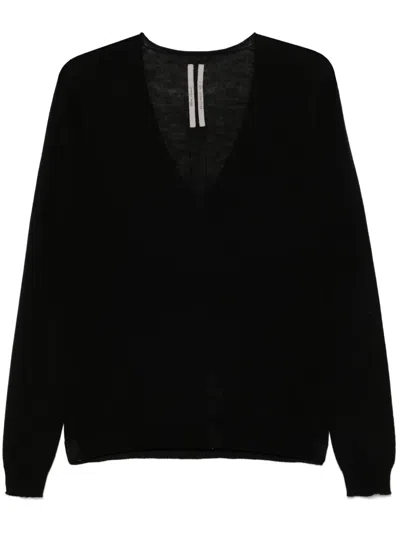 Rick Owens Oberteil Mit V-ausschnitt In Schwarz