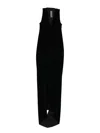 Rick Owens Velvet Sleeveless Floor-length Dress In Black
