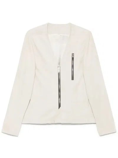 Rick Owens V Safety Jacket In Neutrals