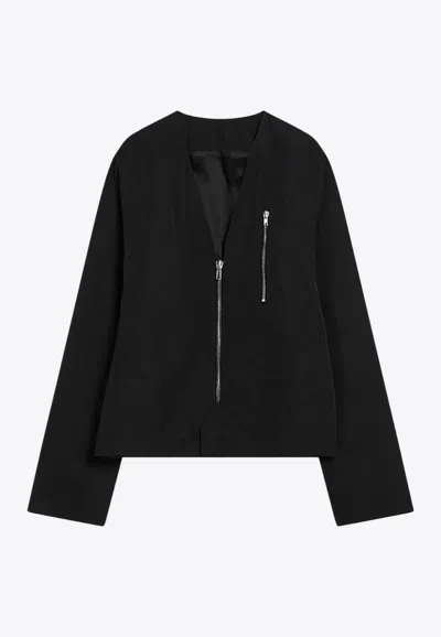 RICK OWENS V SAFETY ZIP-UP JACKET