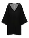 Rick Owens Black Concordians V Tommy T-shirt In Black