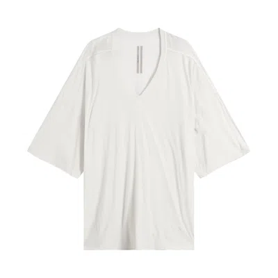 Pre-owned Rick Owens V Tommy T-shirt 'milk Wash' | White | Men's Size Onesize