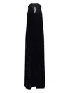 Rick Owens Velvet Sleeveless Floor-length Dress