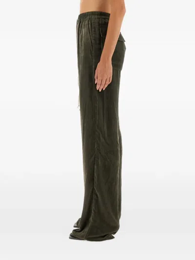 Rick Owens Dietrich Drawstring Pants In Green