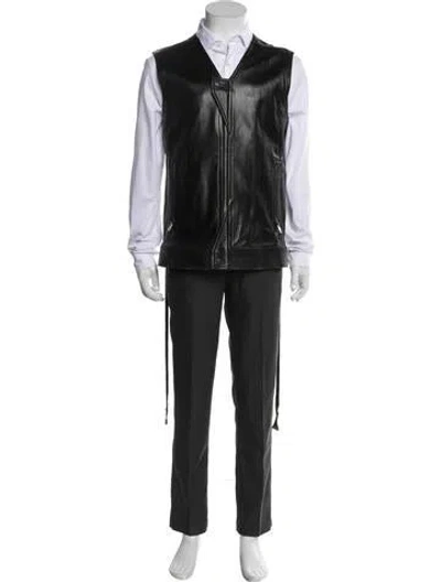 Pre-owned Rick Owens Vest In Blue