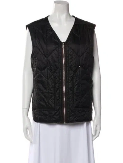 Pre-owned Rick Owens Vest In Gray