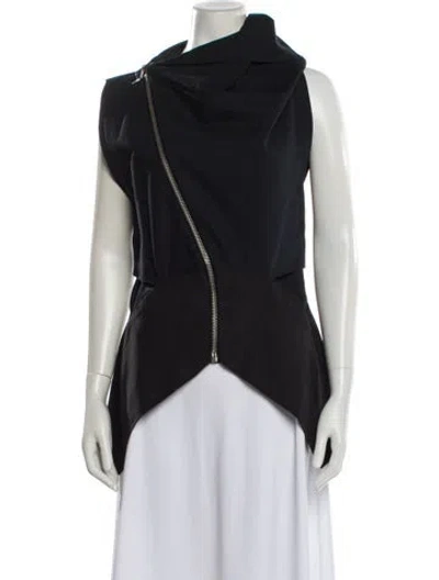 Pre-owned Rick Owens Vest In Gray