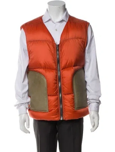 Pre-owned Rick Owens Vest In Orange