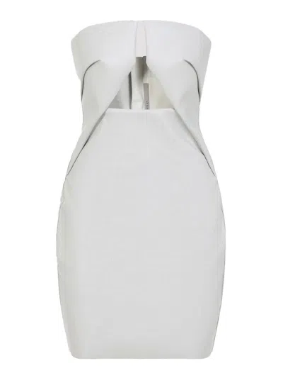 Rick Owens Vestido Corto - Gris