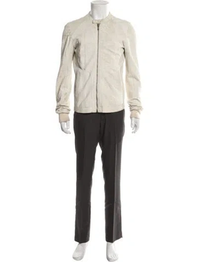 Pre-owned Rick Owens Vintage 2000's Jacket In Neutral