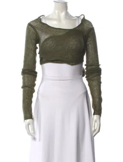 Pre-owned Rick Owens Vintage 2004 Sweater In Green