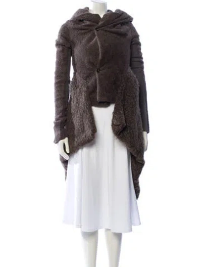 Pre-owned Rick Owens Vintage 2007 Coat In Neutral
