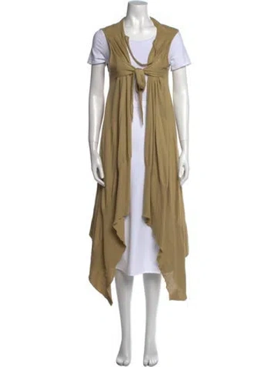 Pre-owned Rick Owens Vintage 2007 Sweater Vest In Neutral