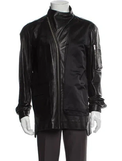 Pre-owned Rick Owens Vintage 2010 Moto Jacket In Black
