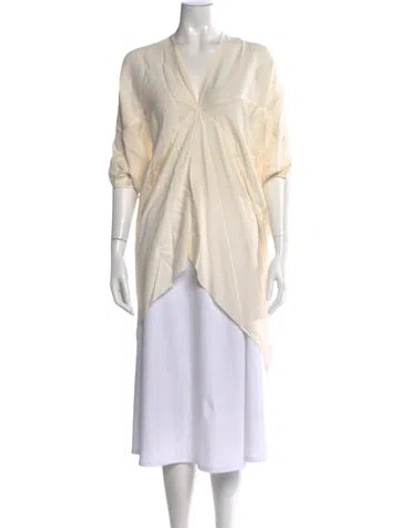 Pre-owned Rick Owens Vintage 2012 Tunic In Neutrals