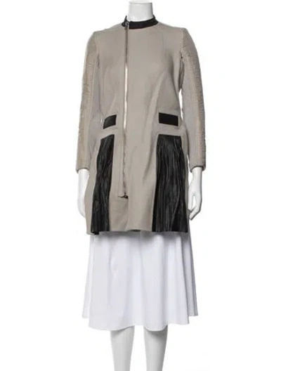 Pre-owned Rick Owens Vintage 2014 Coat In Grey