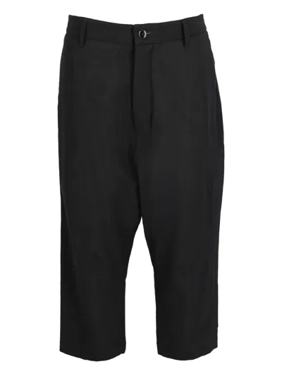 Pre-owned Rick Owens Vintage Button Trousers In Black
