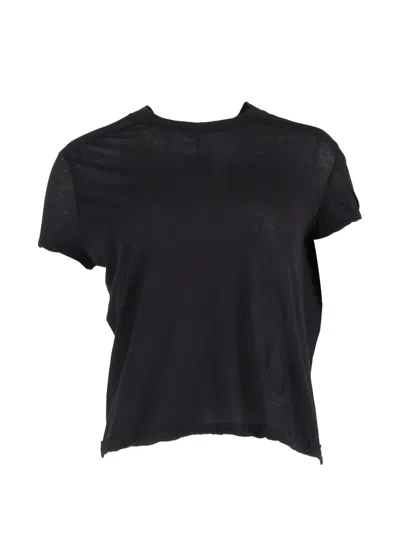Pre-owned Rick Owens Vintage Cotton T-shirt In Black