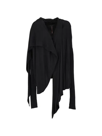 Pre-owned Rick Owens Vintage Draped Jacket In Black