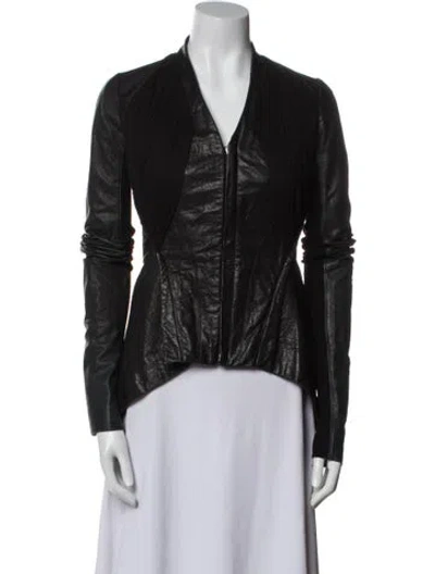 Pre-owned Rick Owens Vintage Fur Jacket In Black