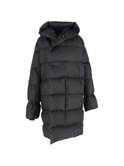 Pre-owned Rick Owens Vintage Hooded Liner Coat In Black