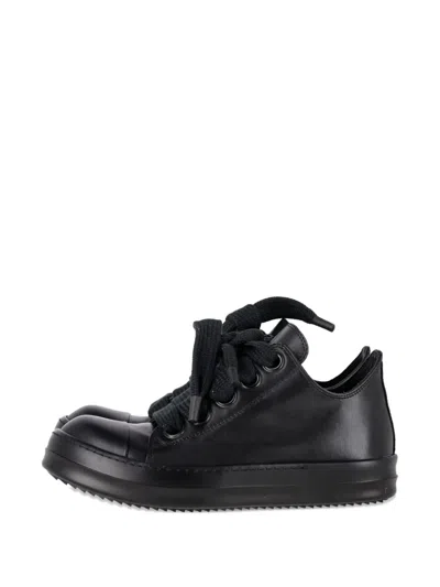 Pre-owned Rick Owens Vintage Jumbo-laced Low-top Sneakers In Black