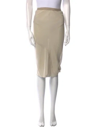 Pre-owned Rick Owens Vintage Knee-length Skirt In Neutral