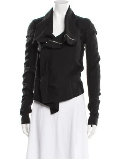 Pre-owned Rick Owens Vintage Late 2000's - Early 2010's Biker Jacket In Black