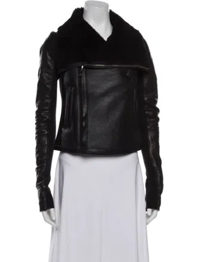 Pre-owned Rick Owens Vintage Late 2000's - Early 2010's Biker Jacket In Black