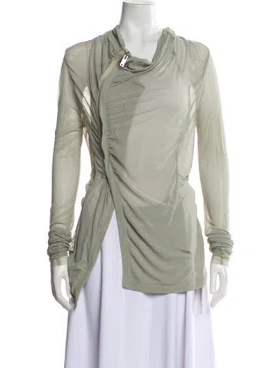 Pre-owned Rick Owens Vintage Late 2000's - Early 2010's Biker Jacket In Neutral