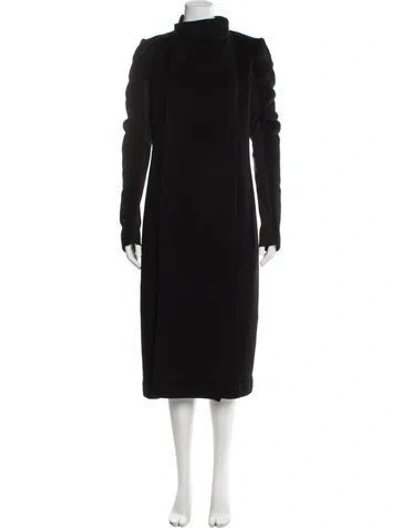 Pre-owned Rick Owens Vintage Late 2000's - Early 2010's Coat In Black