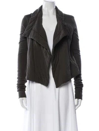 Pre-owned Rick Owens Vintage Late 2000's - Early 2010's Jacket In Gray