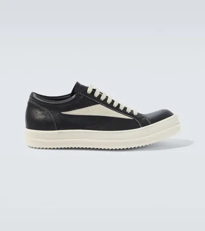Rick Owens Vintage Leather Low-top Sneakers In Multi