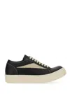 Rick Owens Vintage Leather Sneaker In Black