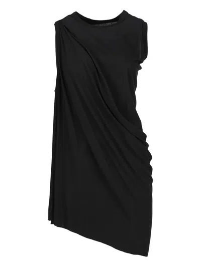 Pre-owned Rick Owens Vintage Lilies Sl Anthem Top In Black