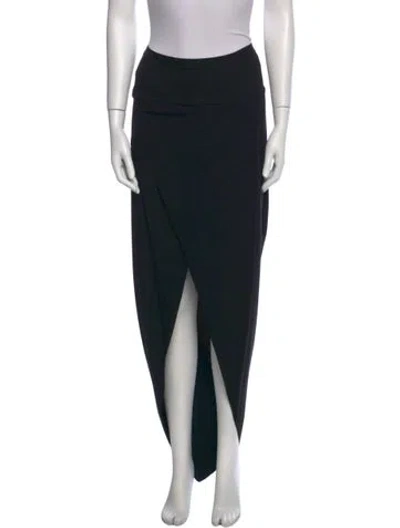 Pre-owned Rick Owens Vintage Long Skirt In Black