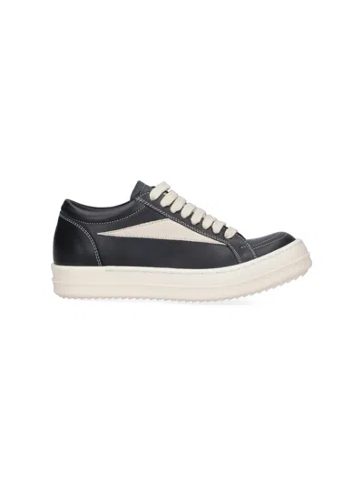 Rick Owens "vintage" Low-top Sneakers In Black